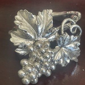 Arthur Court Vintage Grape Napkin Rings New Set/8